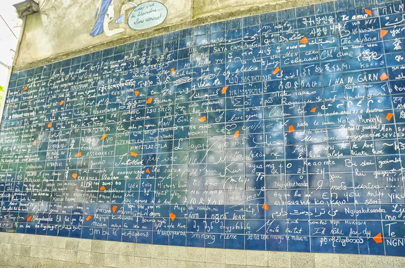 The Wall of Love covered in 