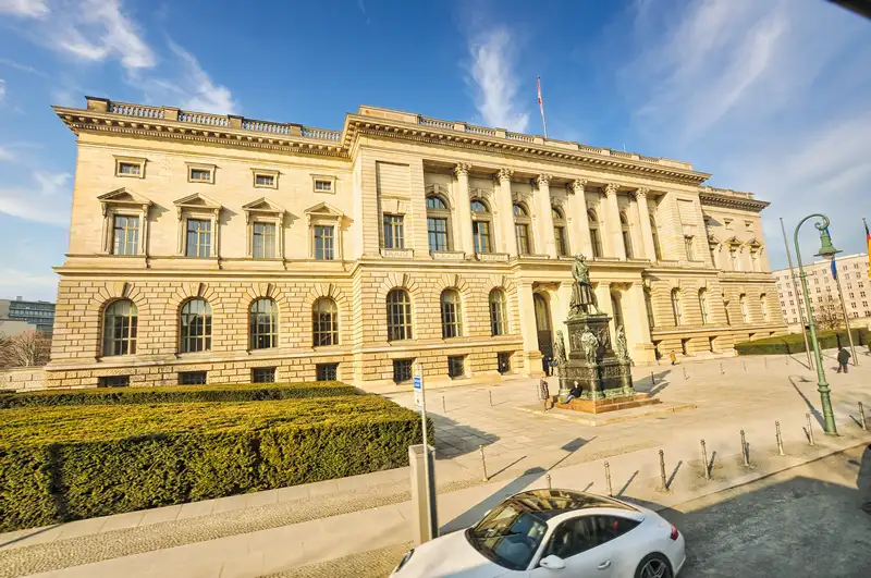 The Neo-Renaissance facade of the Berlin House of Representatives