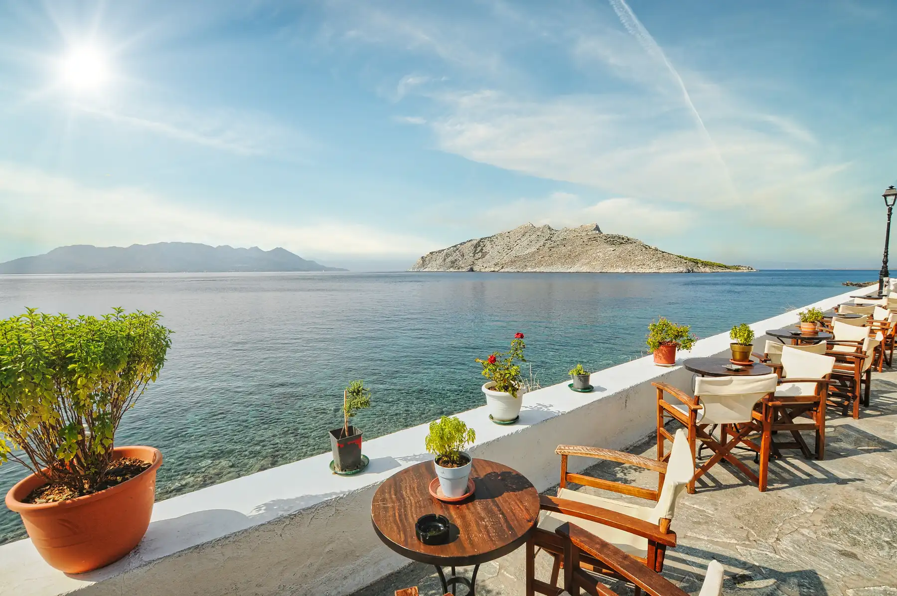 Aegina island in Greece