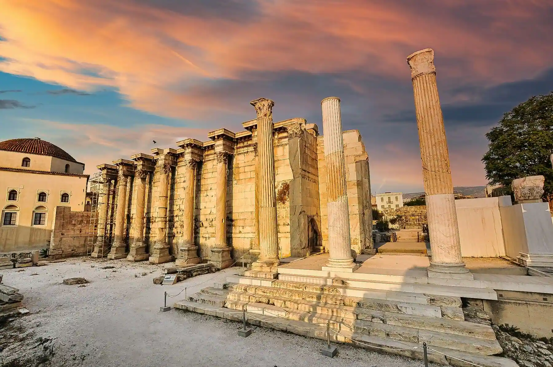 Hadrian's Library in Athens