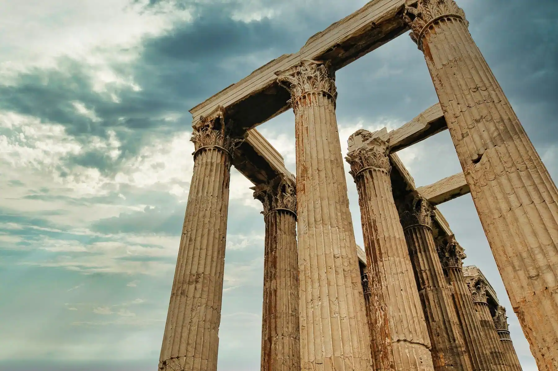 Ancient temple of Zeus in Athens