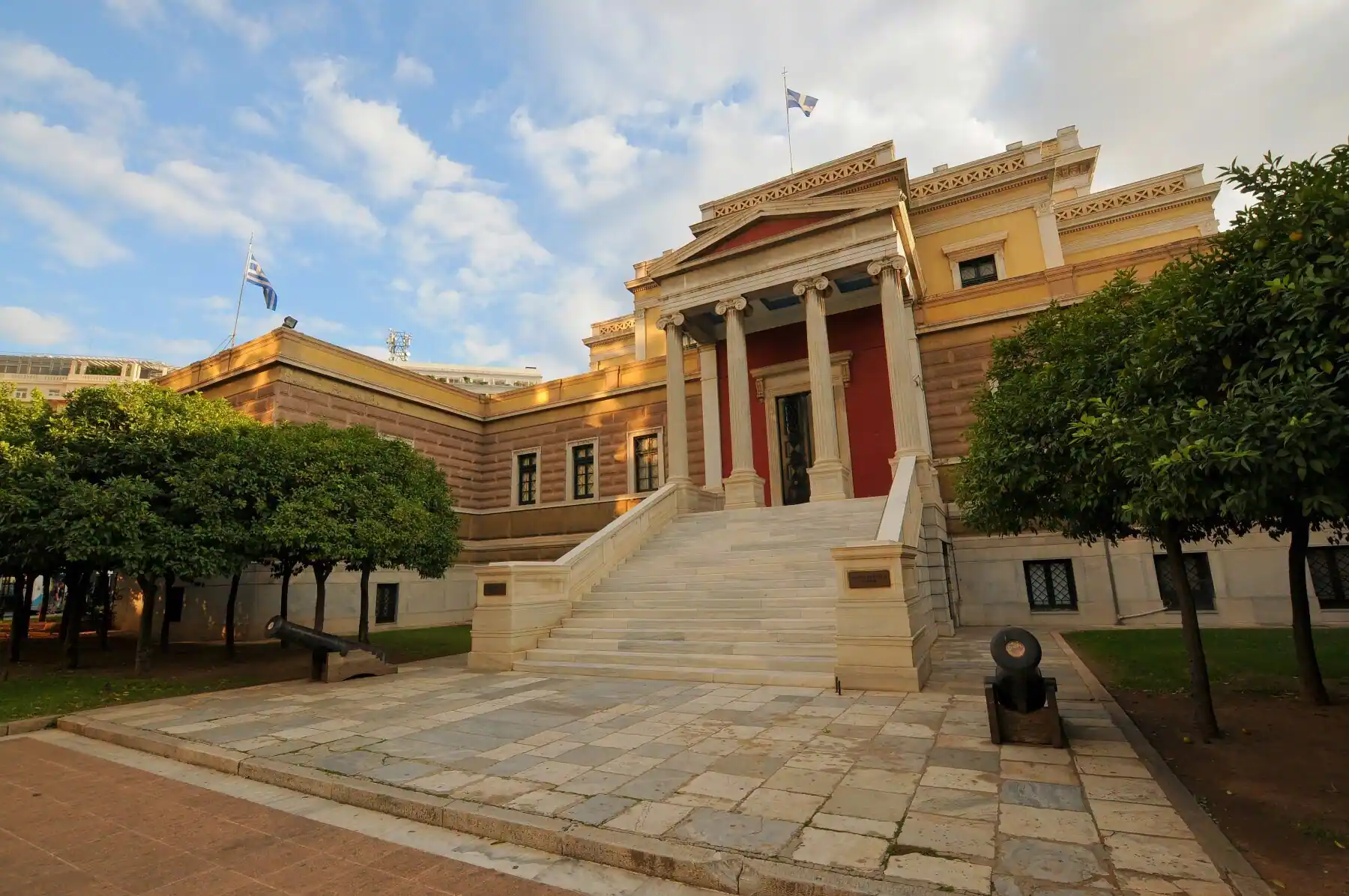 Exterior of National Historical Museum Athens