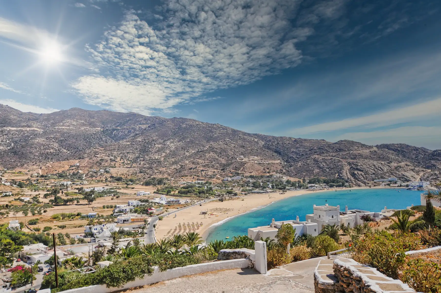 Ios island in Greece
