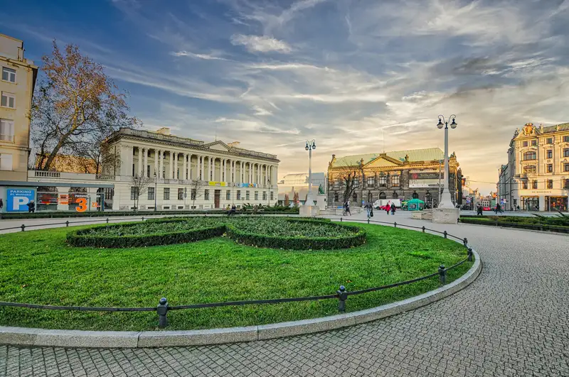 Raczynski Library and National Museum on Plac Wolnosci in Poznan