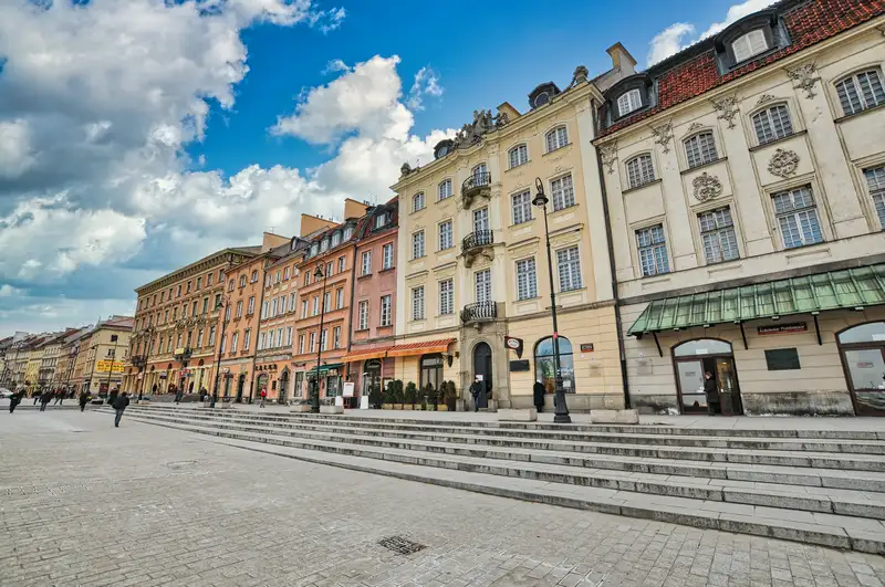Townhouses along Krakowskie Przedmieście on the Royal Route in Warsaw